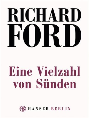 cover image of Eine Vielzahl von Sünden